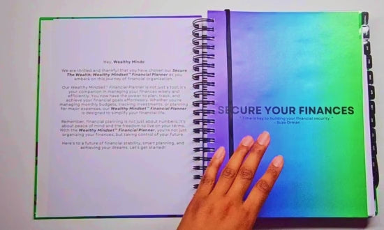 Secure The Wealth is not just a planner; it's your road map to financial success and a wealthier mindset. Crafted with precision and designed to empower, this planner is your comprehensive companion in the journey towards financial freedom.