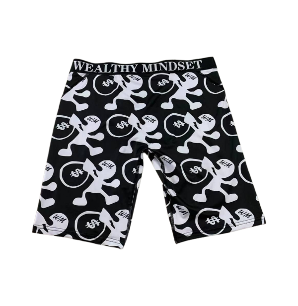 Upgrade your underwear with these printed boxers featuring an elastic waistband with our brand name on the front and back and signature logo printed all over.