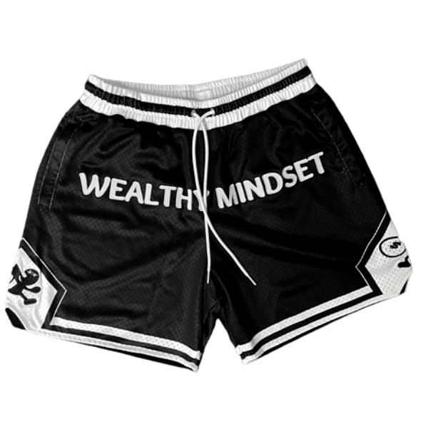 These unisex black mesh ﻿shorts﻿ are made for comfort and to be versatile. They are perfect for playing sports or to rock on a chill day. It is made with premium materials featuring a high quality print of our brand name in the front and signature logo on the both sides of the shorts.